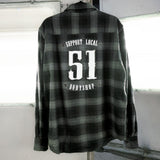 Chemise Fille Gris - Support Local