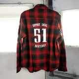 Chemise Femme rouge - Support Local